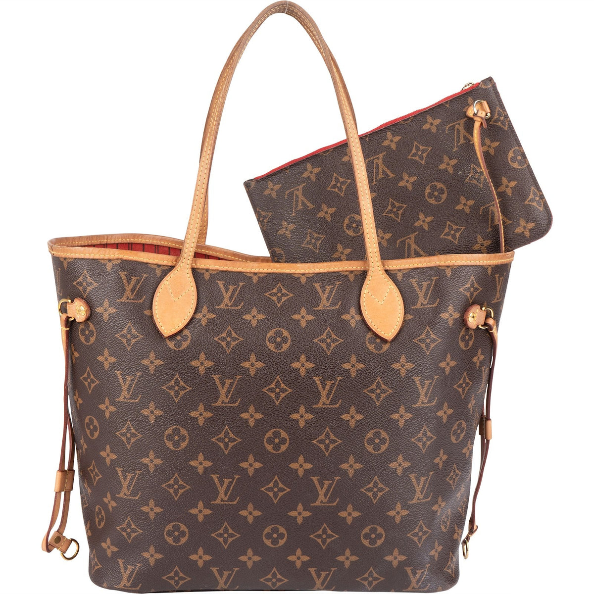 Louis Vuitton Canvas Neverfull MM Schultertasche, Bild 5 von 12