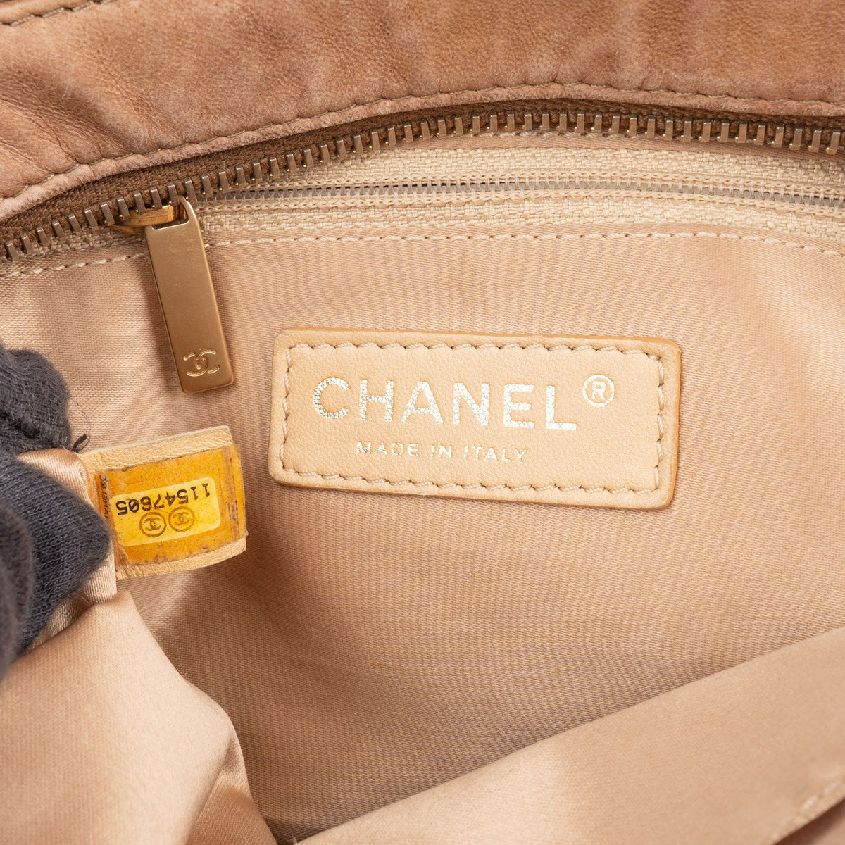 Chanel Bubble Quilt CC Bowler aus Lammleder – Ansicht 13