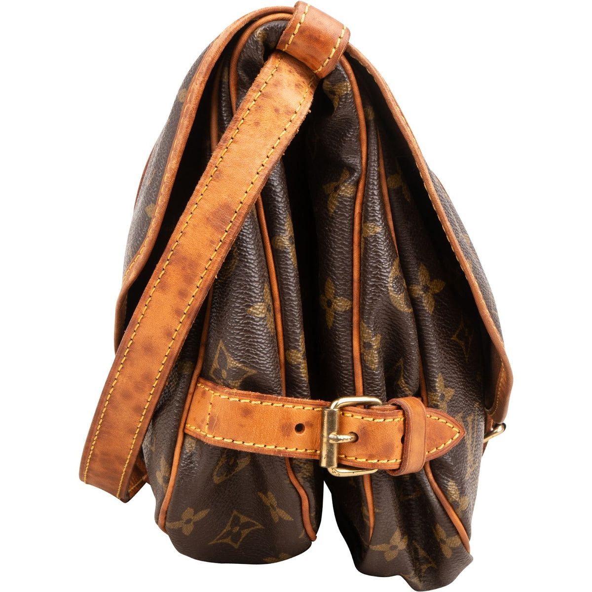 Bolso bandolera Louis Vuitton Monogram Canvas Saumur 30