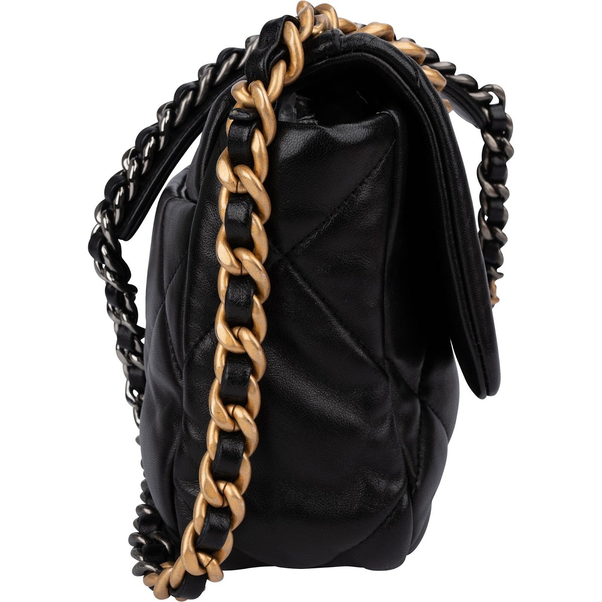Chanel 19 Lammleder Single Flap Umhängetasche, Bild 3 von 14