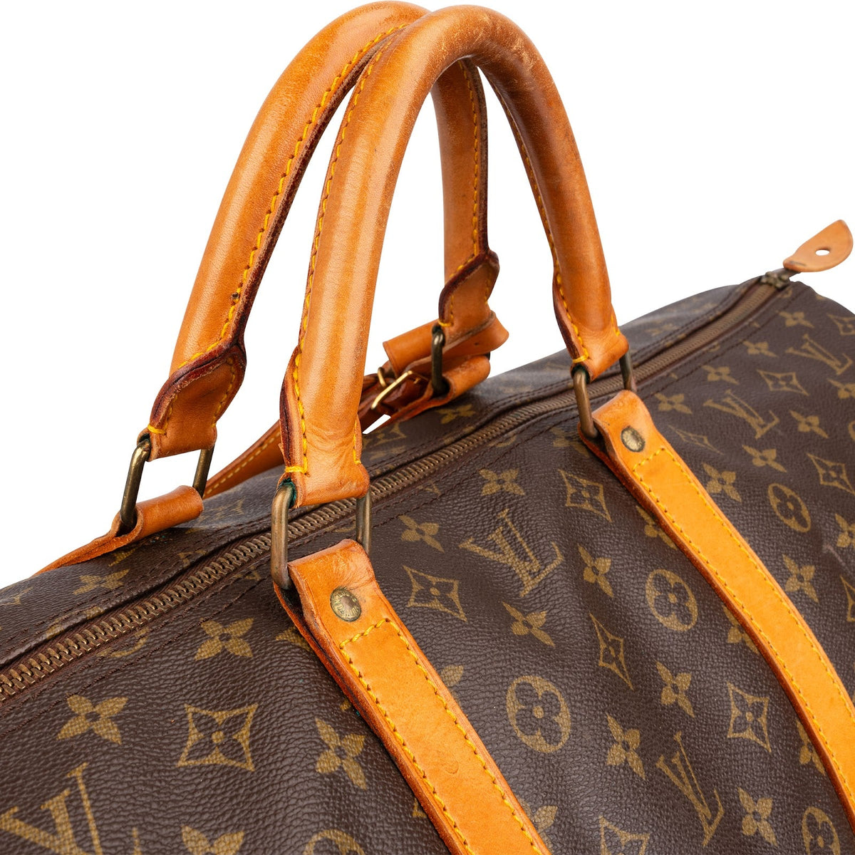 Borsa da viaggio Louis Vuitton Keepall 60 in tela Monogram