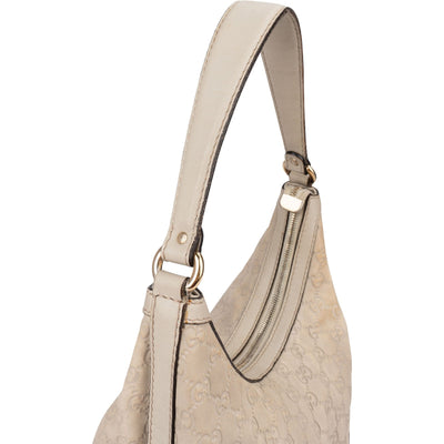 Gucci Guccissima Lovely Heart Hobo Shoulder Bag