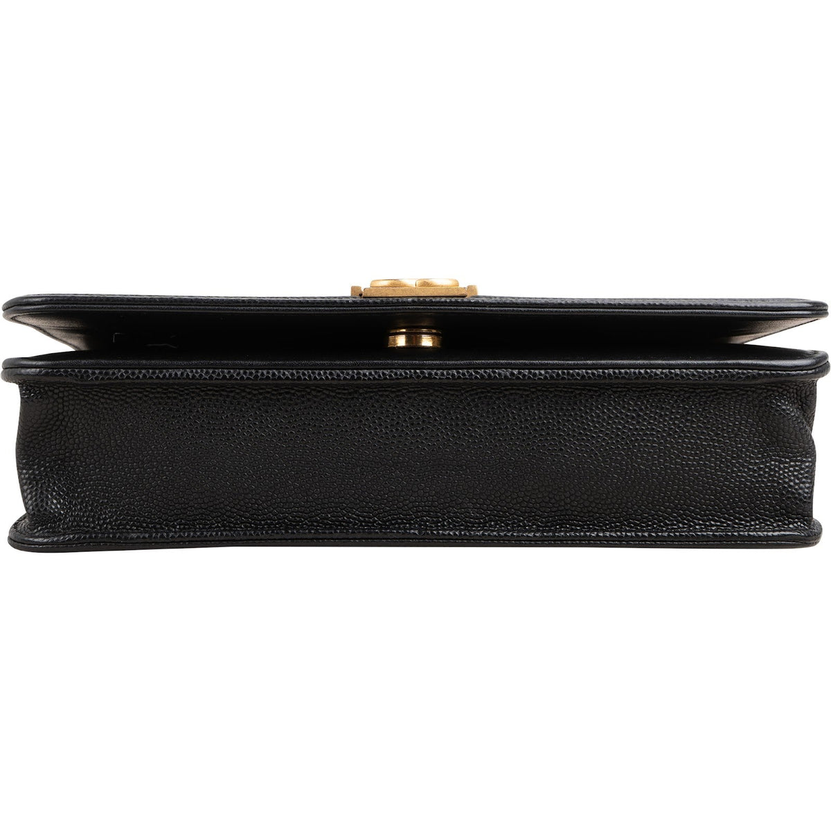 Sac bandoulière Chanel Boy Wallet on Chain en cuir caviar matelassé