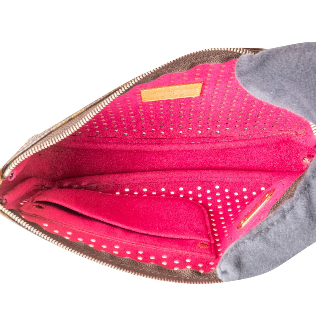 Louis Vuitton Limited Perforated Monogram Pochette Accessoires Handtas