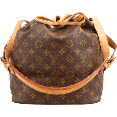 Louis Vuitton Monogram Canvas Sac Noé Petit Shoulder Bag