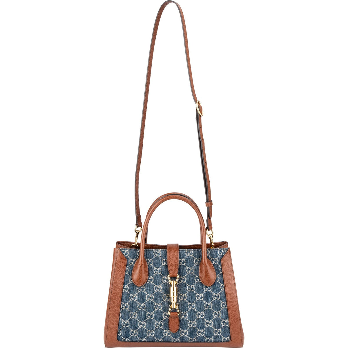 Gucci Monogram GG Denim Jackie 1961 Tote, Bild 9 von 12