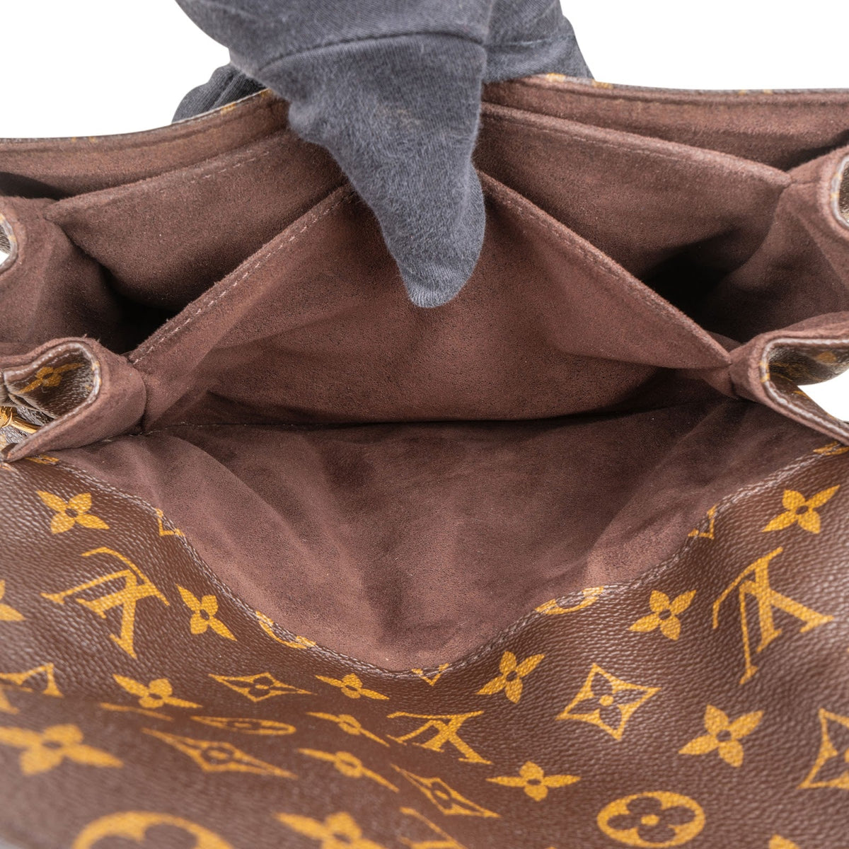 Borsa a mano Louis Vuitton Pochette Métis in tela Monogram