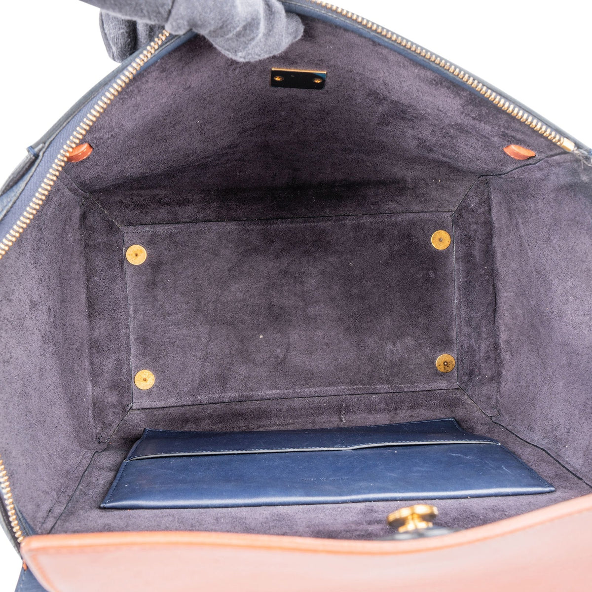 Sac à main Céline en cuir bicolore
