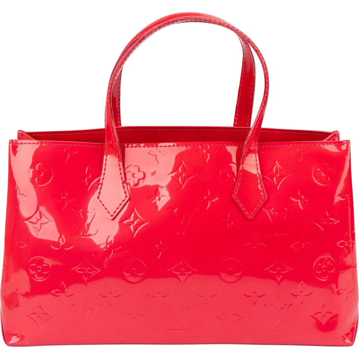 Louis Vuitton Wilshire PM aus rosa Monogram Vernis – Ansicht 4