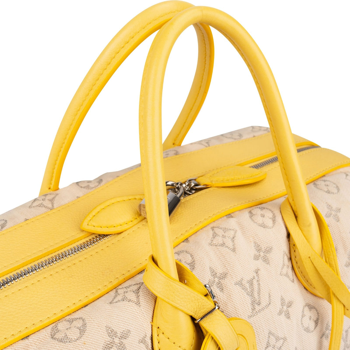 Borsa Louis Vuitton Monogram Limited Edition Printemps Denim Speedy Round