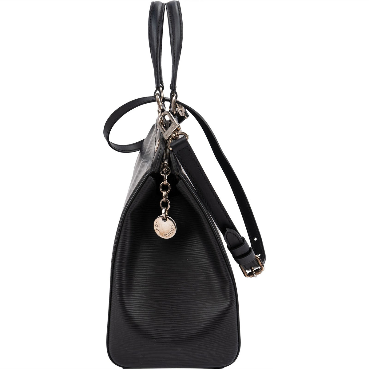 Sac à main Louis Vuitton Brea MM en cuir Epi noir