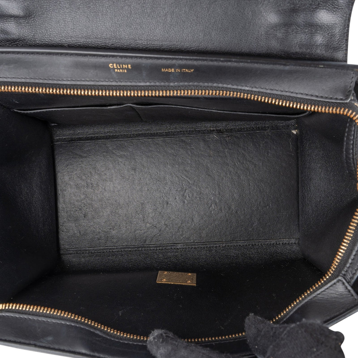 Celine Trapeze aus dreifarbigem Leder – Ansicht 11