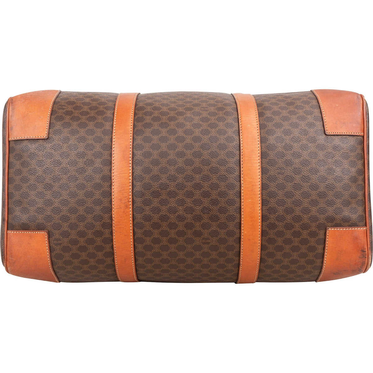 Sac de voyage Celine Boston 45 en toile Monogram Macadam