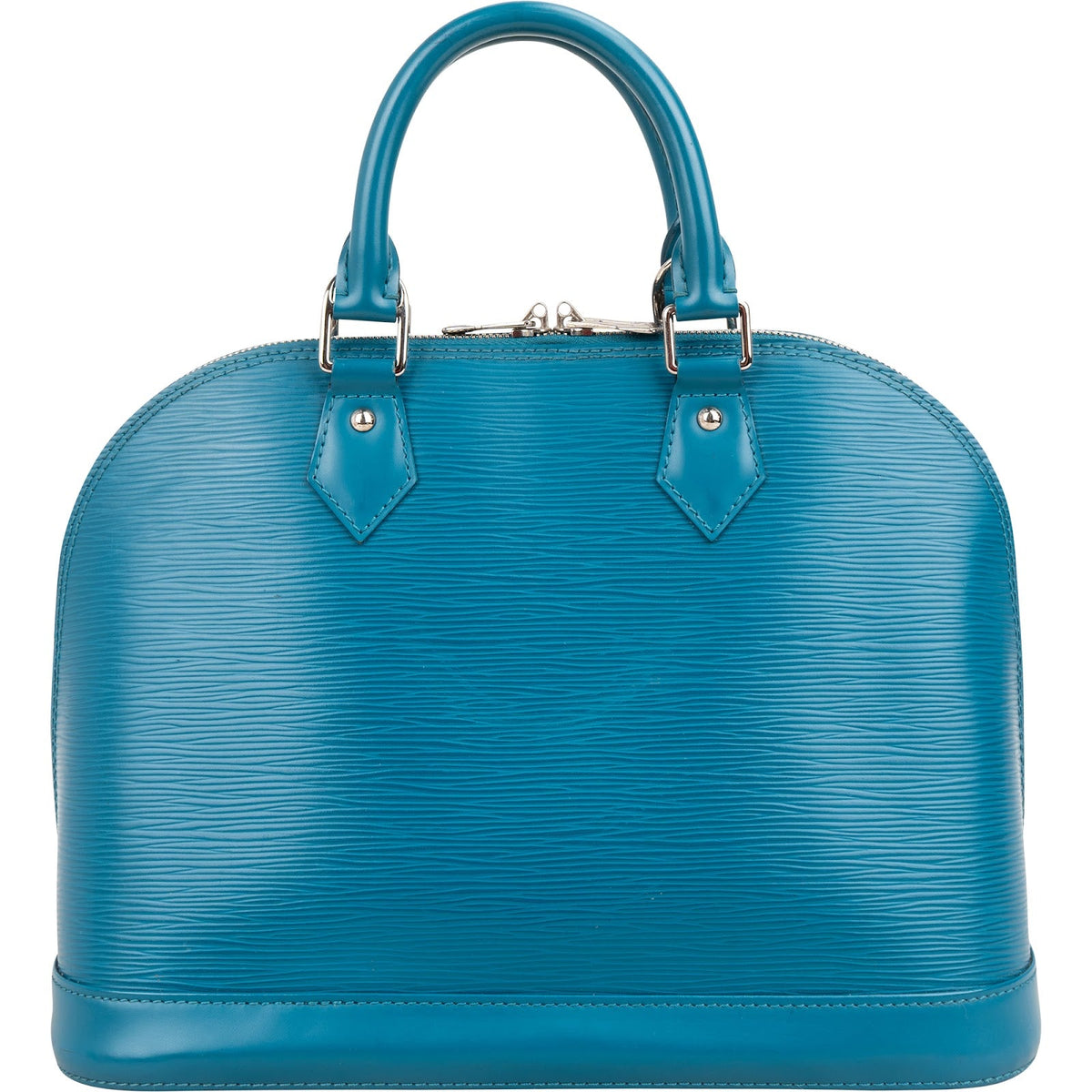 Bolso de mano Alma PM de Louis Vuitton en piel Epi azul