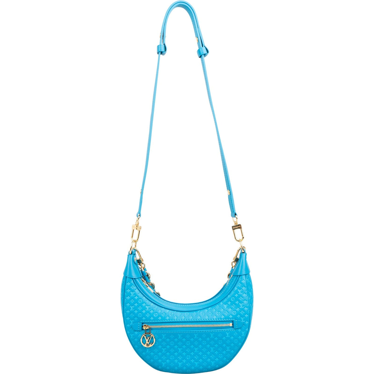 Bolso de hombro Louis Vuitton Loop en piel de becerro Monogram Empreinte