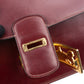 Sac à épaule Celine Bordeaux Bocalf Flap Triomphe