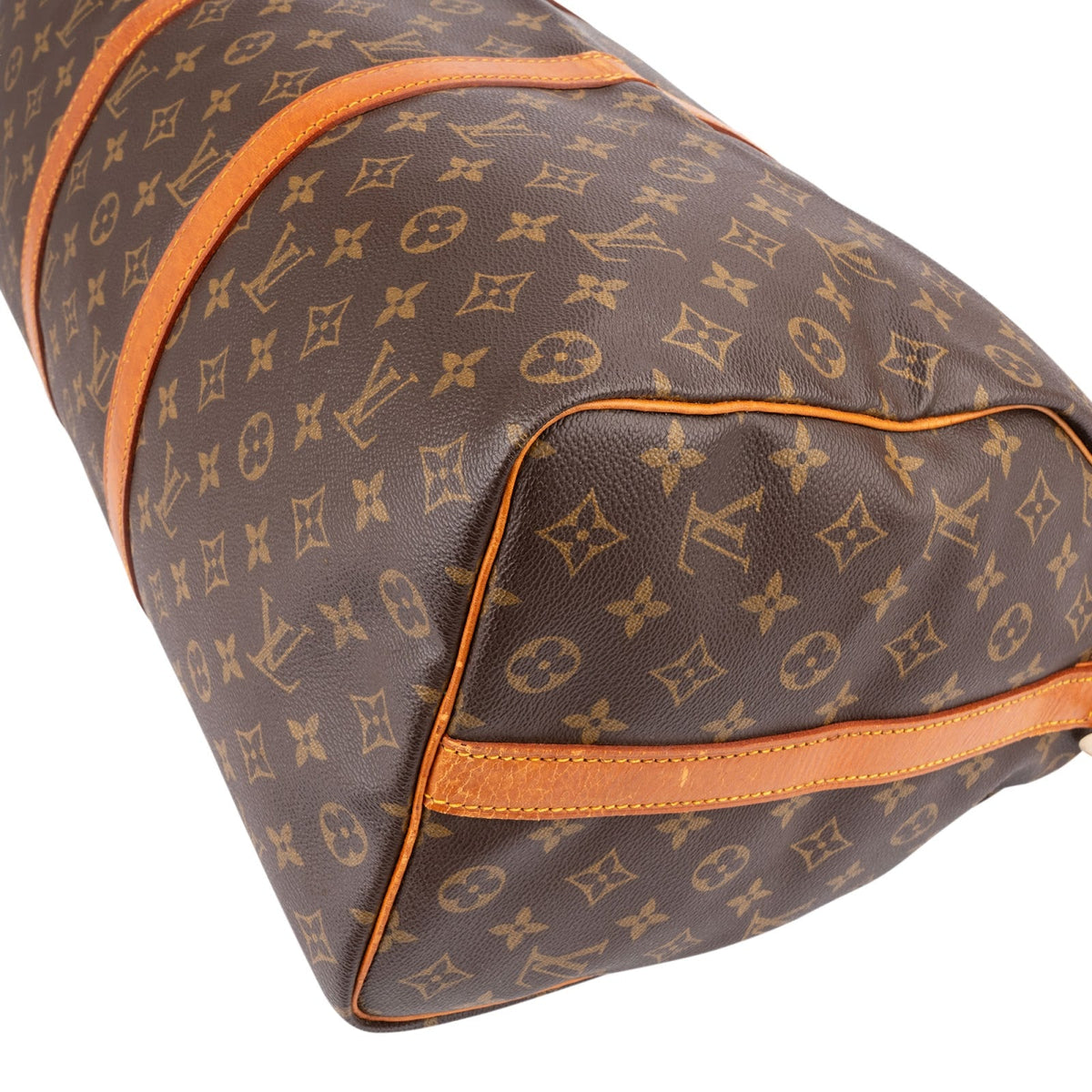 Sac de voyage Louis Vuitton Keepall 50 Bandoulière en toile Monogram