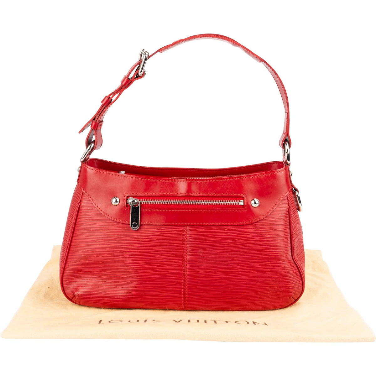 Sac à bandoulière Louis Vuitton Turenne PM en cuir Epi rouge