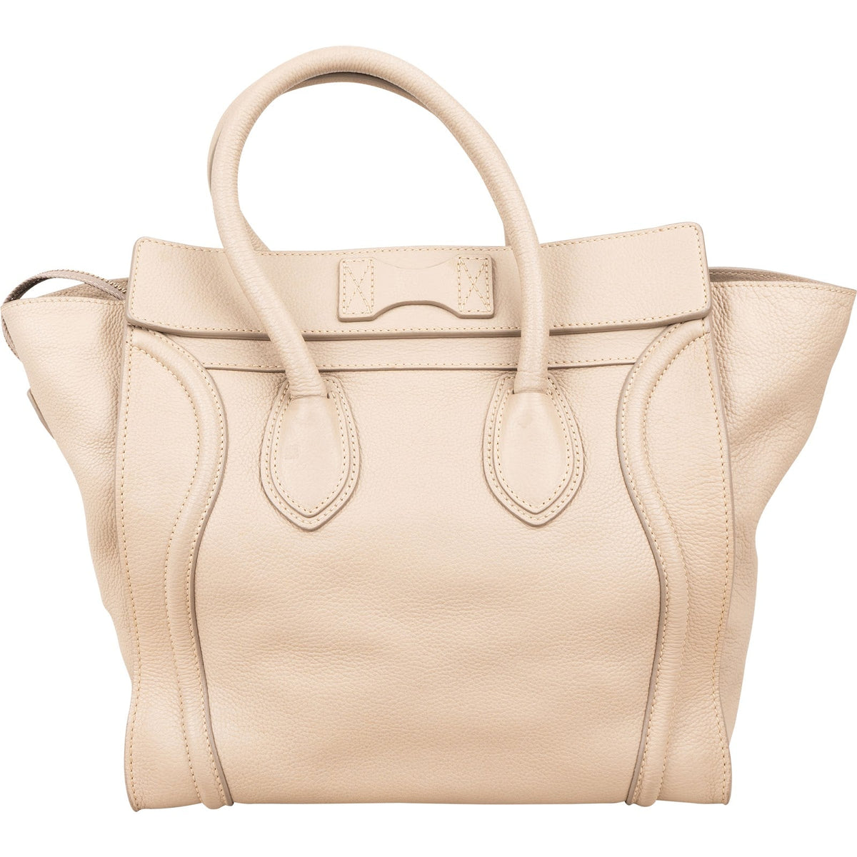 Borsa a mano Large Luggage in pelle di vitello bottalata Céline