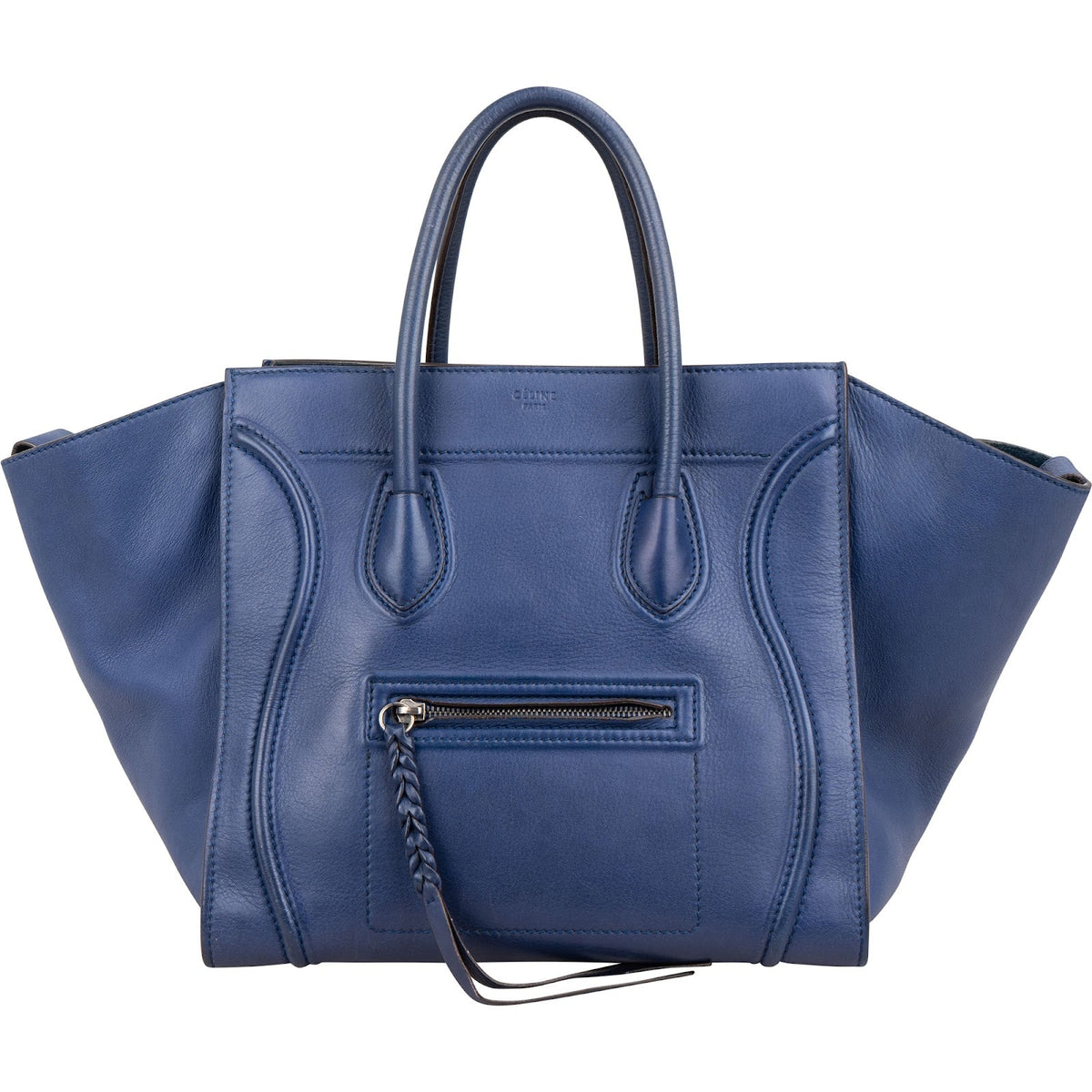 Borsa Phantom Céline in pelle blu