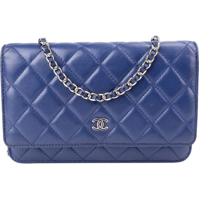 Chanel Quilted Lambskin Wallet On Chain Crossbody Bag