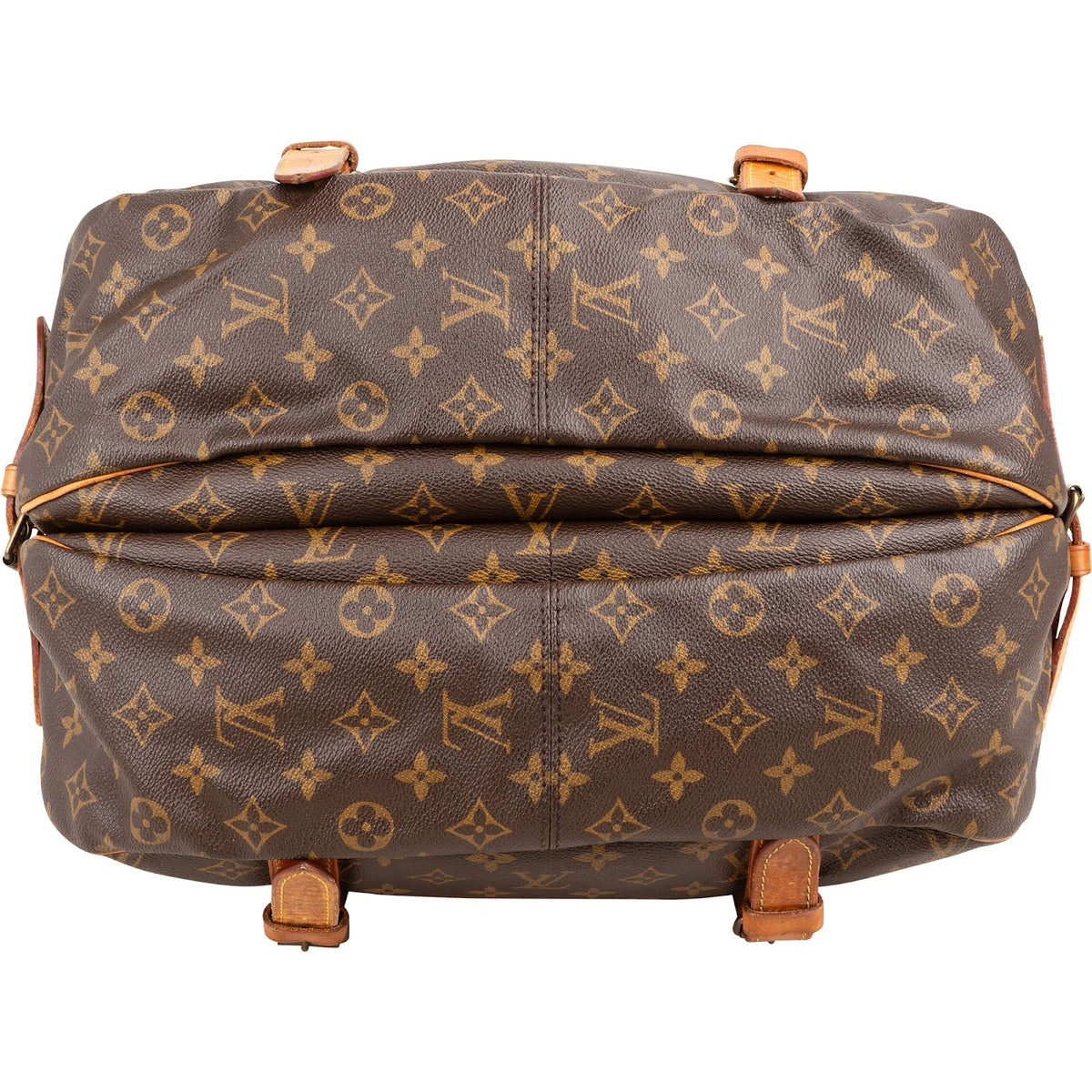 Borsa a tracolla Louis Vuitton Saumur 40 in tela Monogram