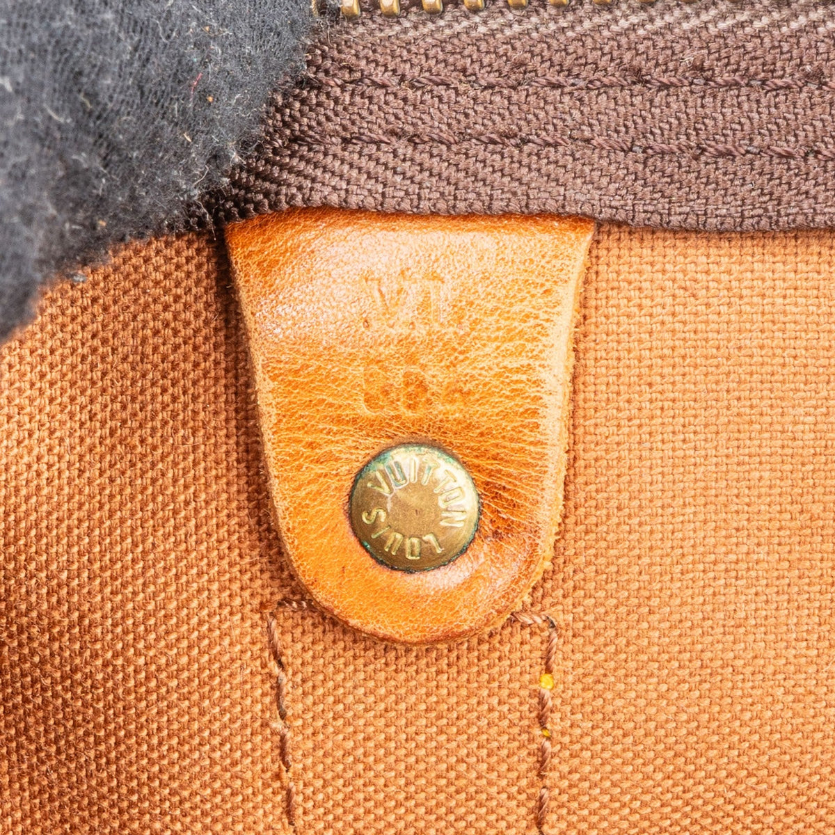Borsa da viaggio Louis Vuitton Keepall 50 Bandoulière in tela Monogram