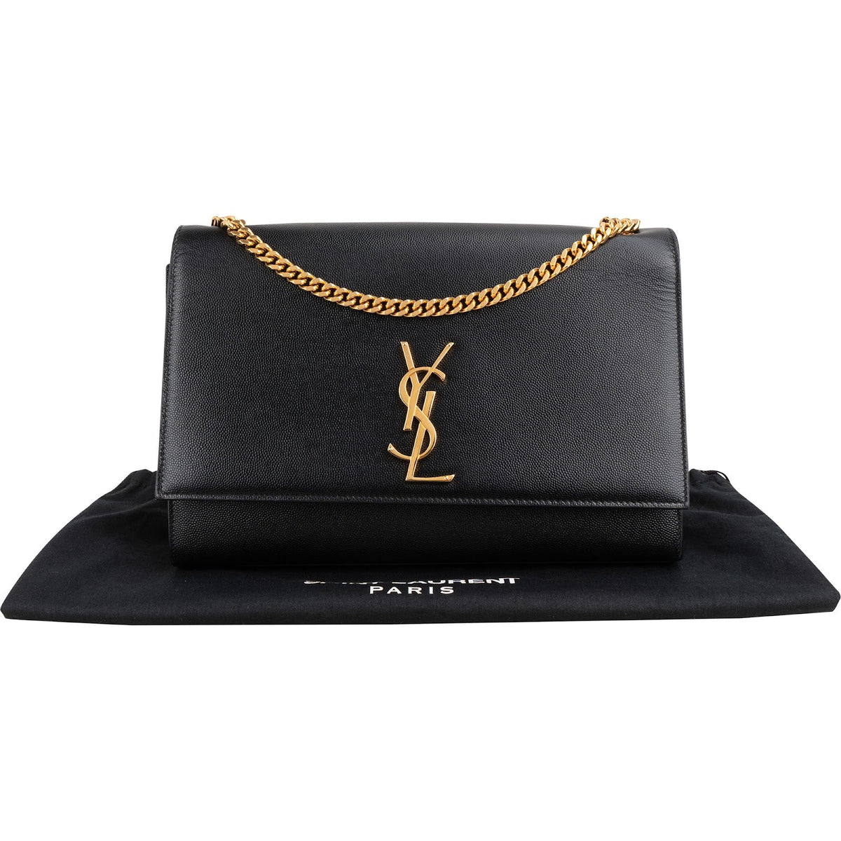 Saint Laurent Grain De Poudre Leder Kate Umhängetasche, Bild 2 von 11
