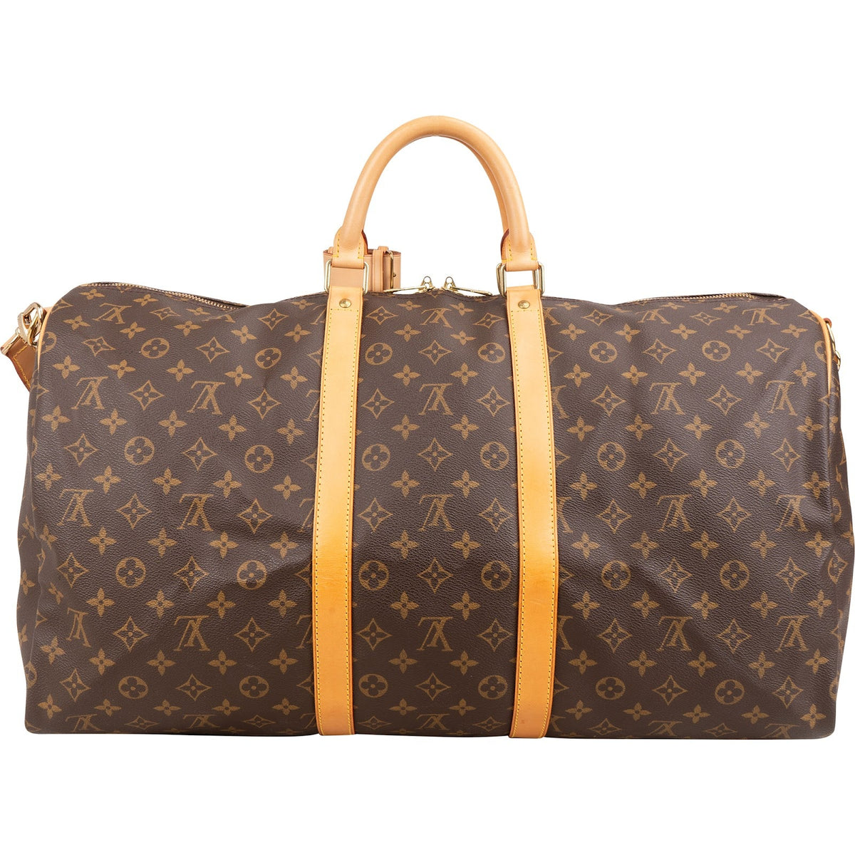 Louis Vuitton Monogram Canvas Keepall 55 Bandoulière Travel Bag