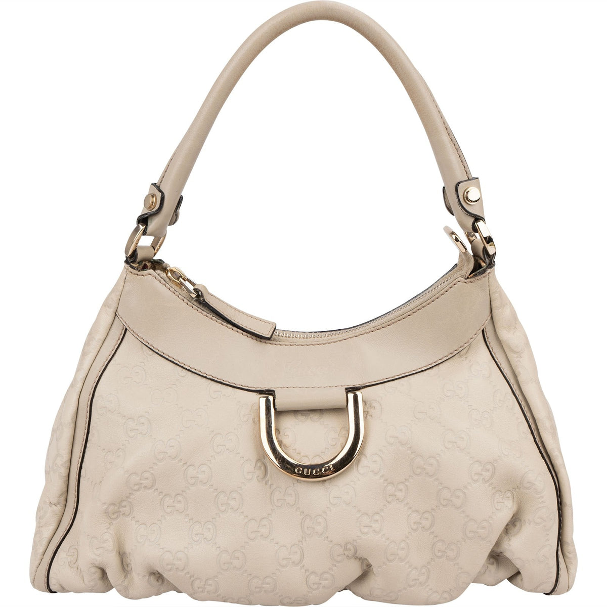 Gucci Guccissima Abbey D-Ring aus Guccissima-Leder – Vorderansicht