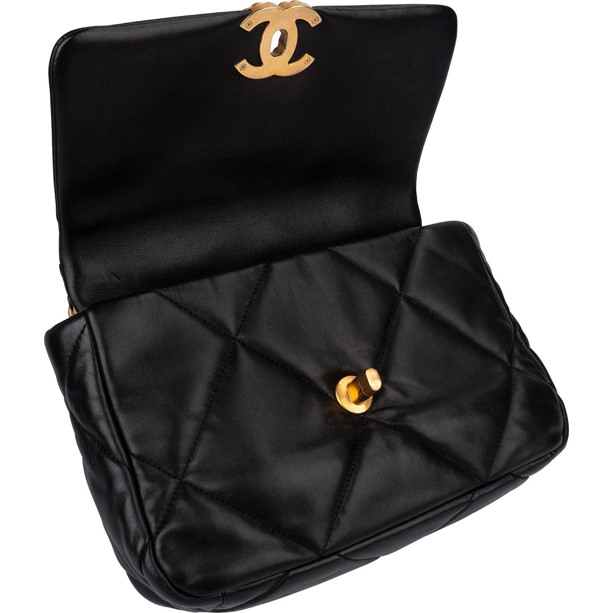 Chanel 19 Lammleder Single Flap Umhängetasche, Bild 11 von 14
