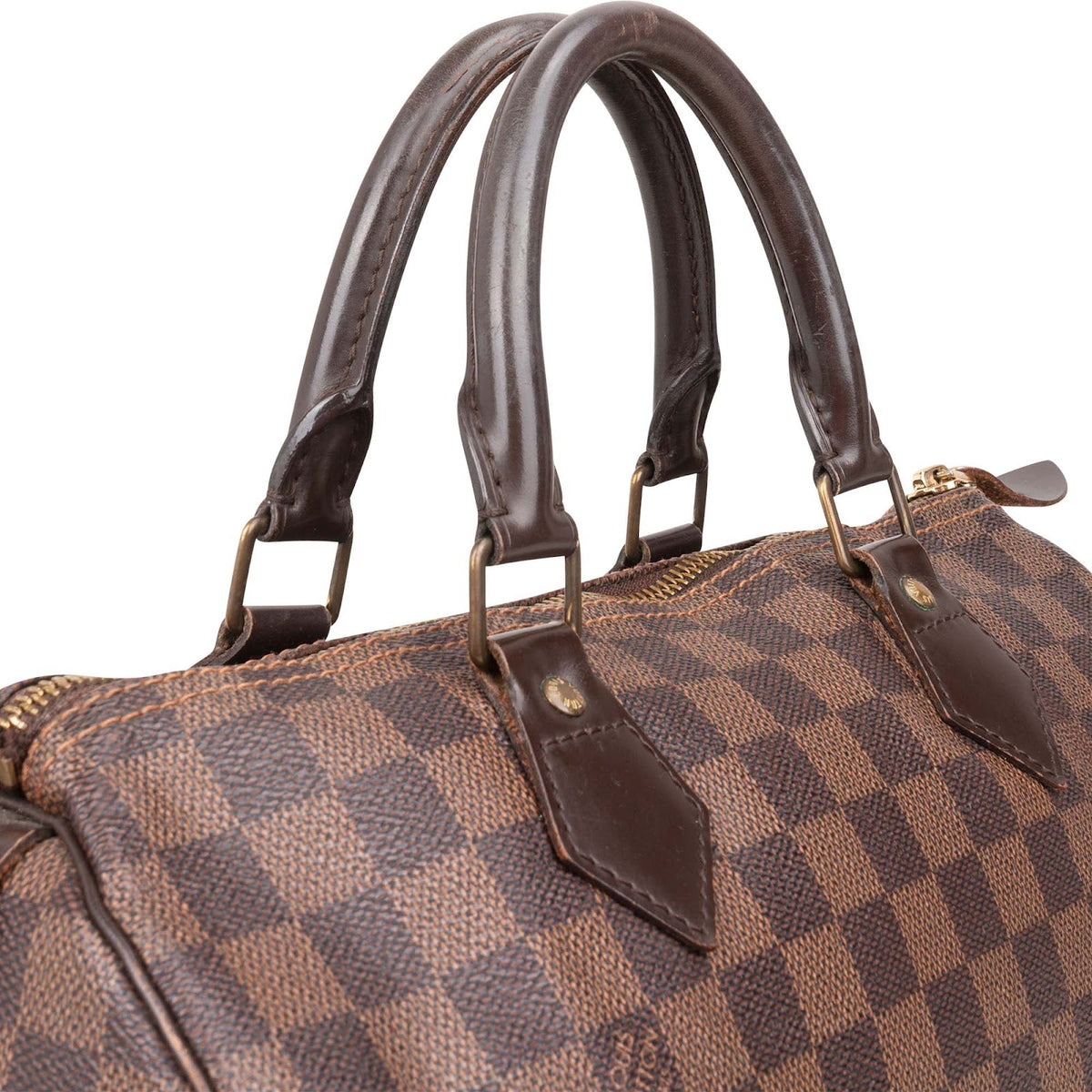 Louis Vuitton Speedy 30 aus Damier Ebene Canvas – Ansicht 3