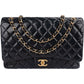 Bolso bandolera Chanel Jumbo de piel de cordero acolchada con doble solapa