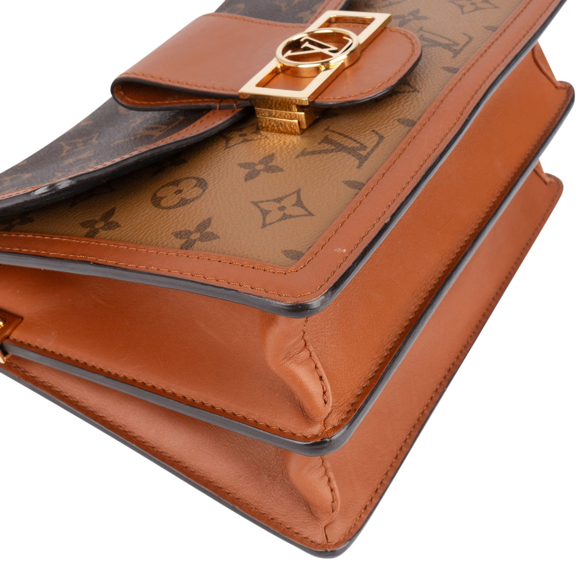 Louis Vuitton Monogram Reverse Canvas Dauphine MM Crossbody Bag
