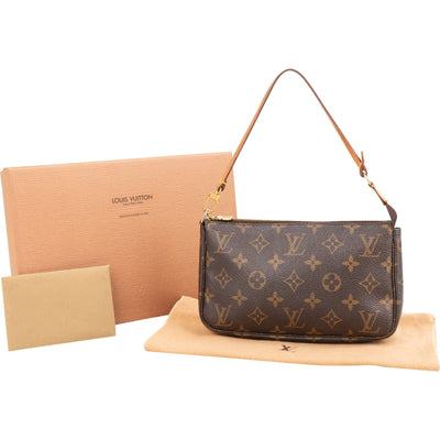 Louis Vuitton Monogram Canvas Pochette Accessoires Handbag