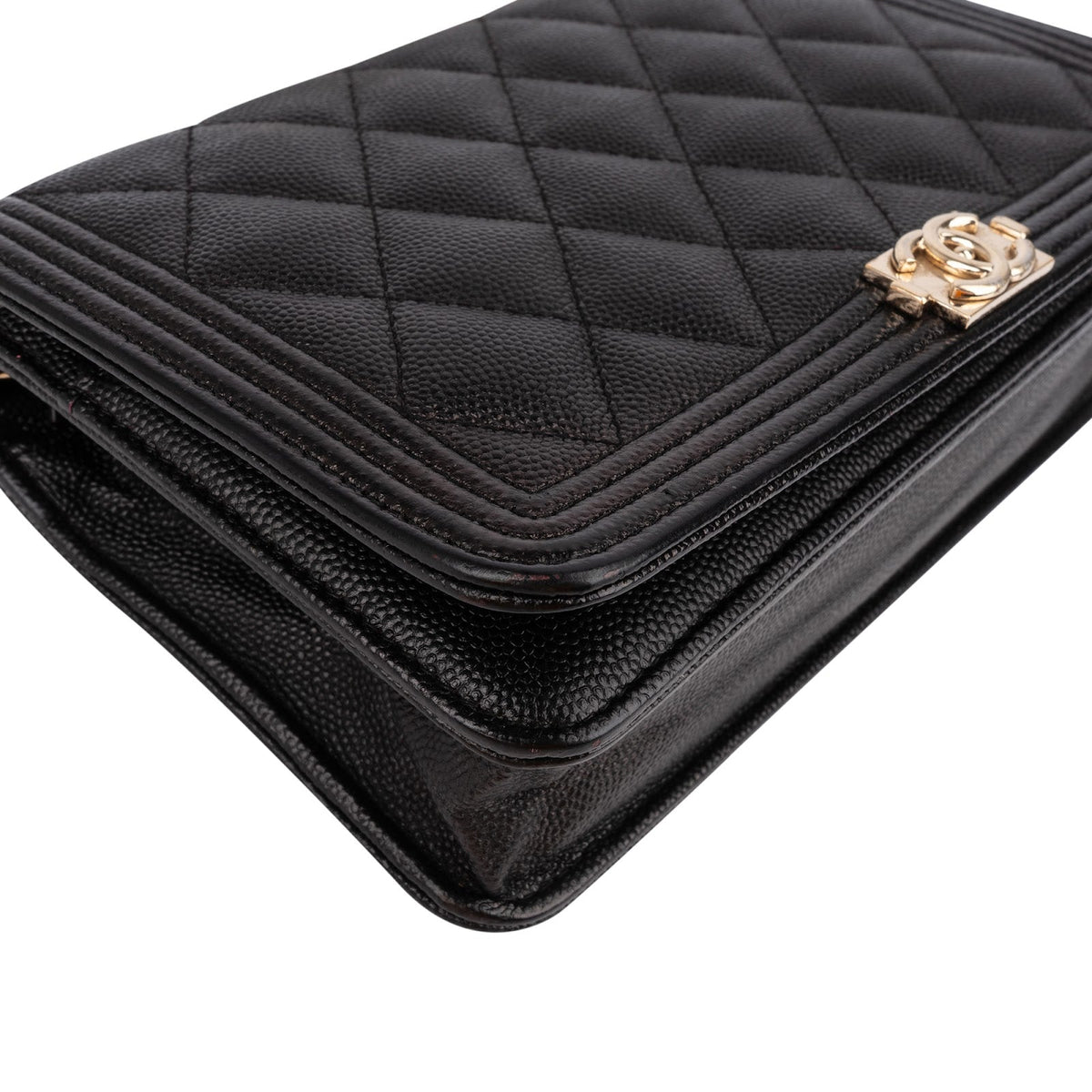 Chanel Caviar Leder Wallet on Chain Boy Umhängetasche, Bild 7 von 14