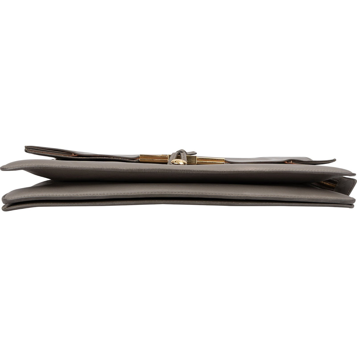 Céline Grau Kalbsleder Blade Schultertasche, Bild 7 von 13