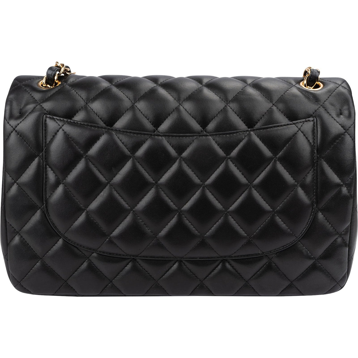 Chanel Jumbo Double Flap aus gestepptem Lammleder – Ansicht 4