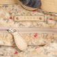 Celine Denim Ombre Monogram Croc-Embossed Leder Blason Pillow Crossbody Handbag