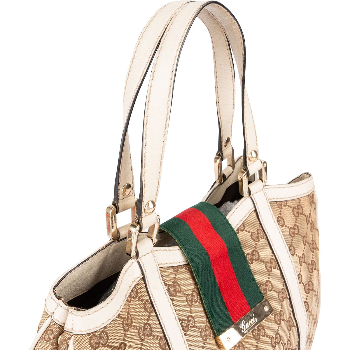 Gucci Monogram GG Canvas Jolicoeur Web Tote, Bild 2 von 11