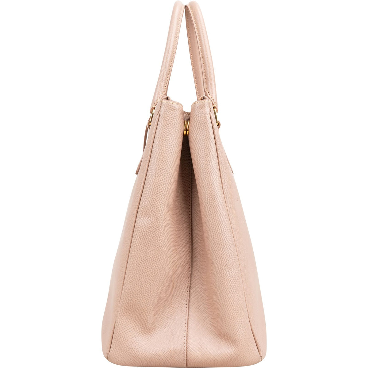Bolso de mano Prada Galleria Tote en piel Saffiano rosa