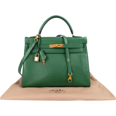 Hermès Courchevel Leather Kelly Sellier 32 Handbag