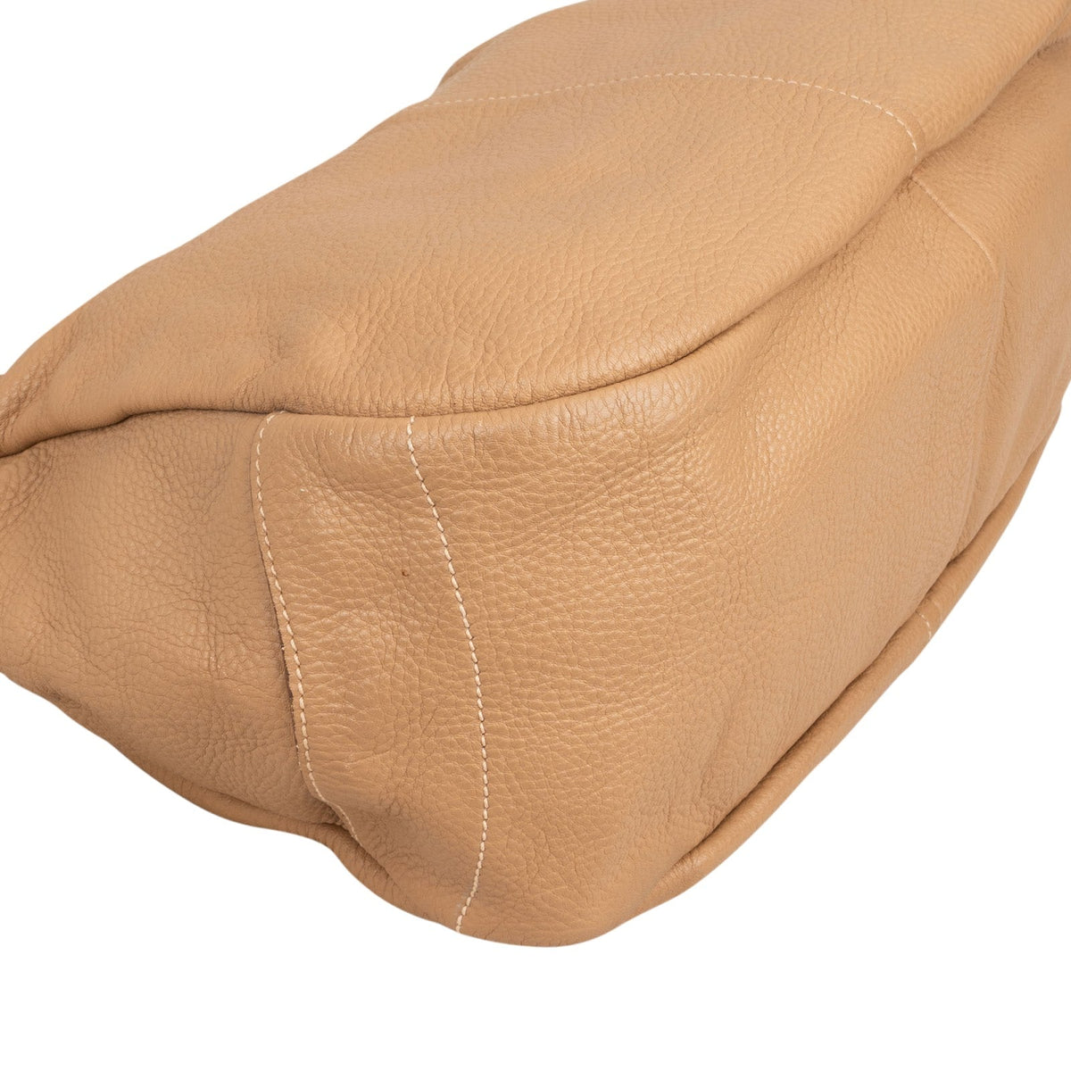 Prada beige Vitello Daino lederen Buckle schoudertas