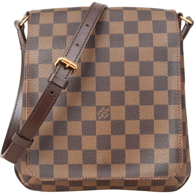Louis Vuitton Monogram Damier Ebene Canvas Musette Salsa PM Crossbody Bag