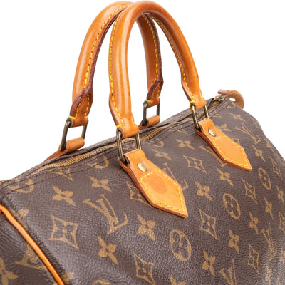 Louis Vuitton Monogram Canvas Speedy 35 Handbag