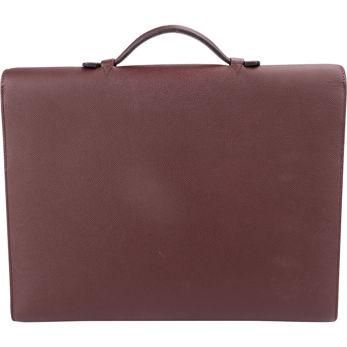 Hermès Rouge H Epsom Leather Sac à Dépêches 38 Handbag