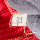 Prada Red Saffiano Leather Zip Mini Handbag