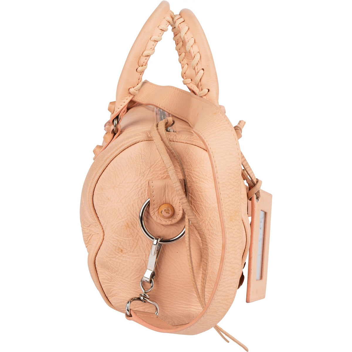 Balenciaga Rosa Leder Mini City Handtasche, Bild 4 von 13
