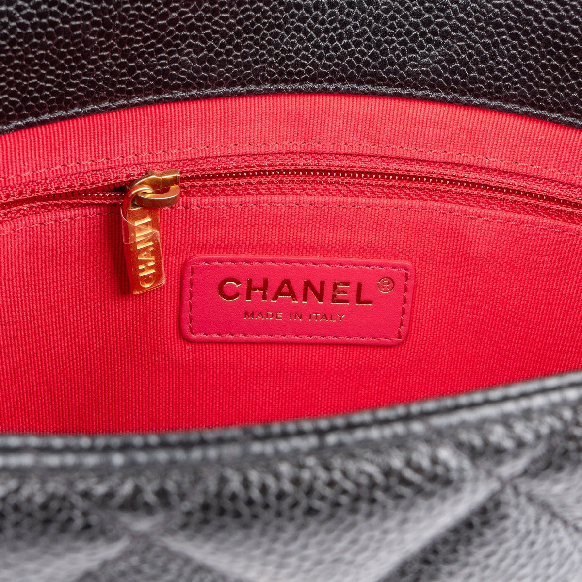 Chanel Caviar lederen Mini Rectangular Flap Coin crossbody tas
