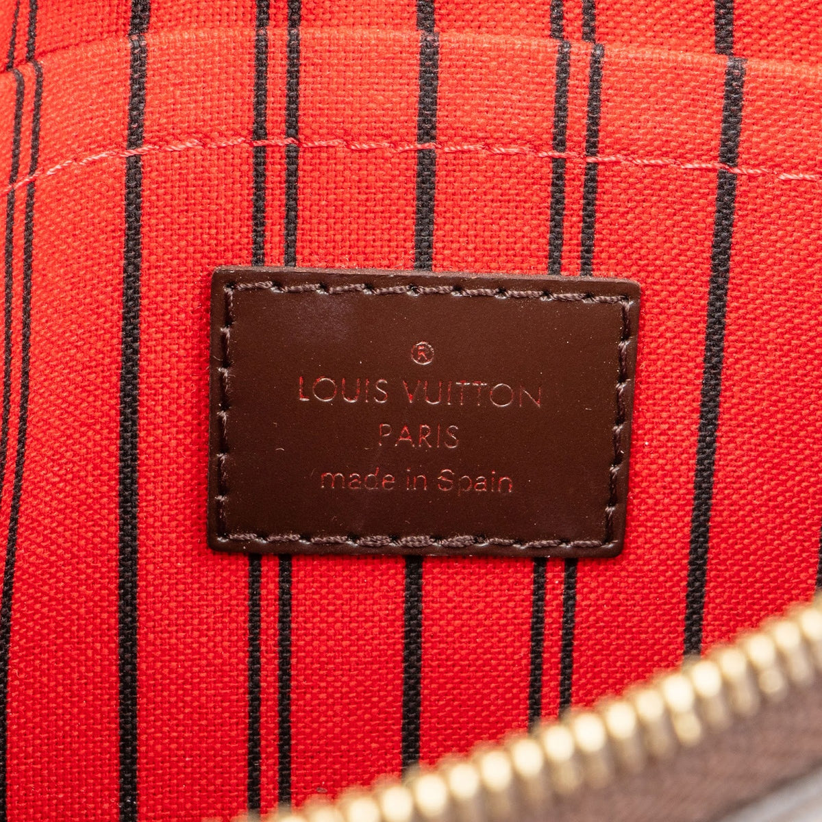Louis Vuitton Monogram Damier Ebene Canvas Neverfull PM Pochette Accessoires Clutch